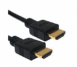 כבל HDMI זהב איכותי באורך 1.8 מטרים צבע שחור כבל HDMI זהב איכותי באורך 1.8 מטרים צבע שחור