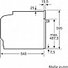 תנור בנוי Bosch HBG5780S0 בוש פירוליטי נירוסטה 71 ליטר