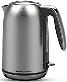 קומקום חשמלי 1.7 ליטר Hamilton Beach 41306-IS-SS 2200W - צבע נירוסטה מוברשת קומקום חשמלי 1.7 ליטר Hamilton Beach 41306-IS-SS 2200W - צבע נירוסטה מוברשת