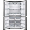 מקרר מקפיא תחתון 4 דלתות HISENSE 617 ליטר RQ72BGK מהדרין זכוכית שחורה