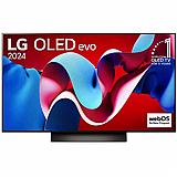 טלוויזיה 83 אינץ LG OLED evo C4 דגם OLED83C46LA חכמה 4K 120hz עם בינה מלאכותית טלוויזיה 83 אינץ LG OLED evo C4 דגם OLED83C46LA חכמה 4K 120hz עם בינה מלאכותית