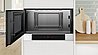 מיקרוגל בילד-אין לבן Bosch BFL7221W1 בוש בנפח 21 ליטר | להבניה בארון גובה 38 ס