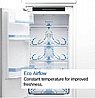 מקרר מקפיא תחתון אינטגרלי מלא BOSCH KIN96VFD0 בוש NO-FROST | רוחב 55.8 גובה 193.5