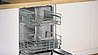 מדיח כלים חצי אינטגרלי 13 מערכות כלים בוש Bosch SMI4EAS28E תוצרת גרמניה | פתיחת דלת אוטומטית SERIES 4